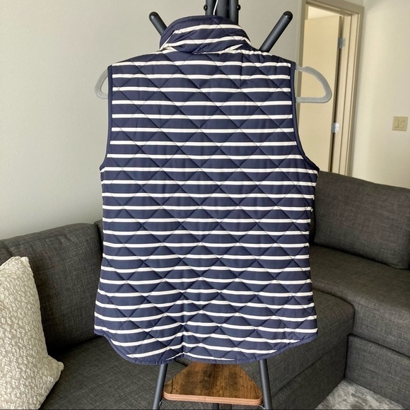 Blue and White Striped Vest - Picture 3 of 5